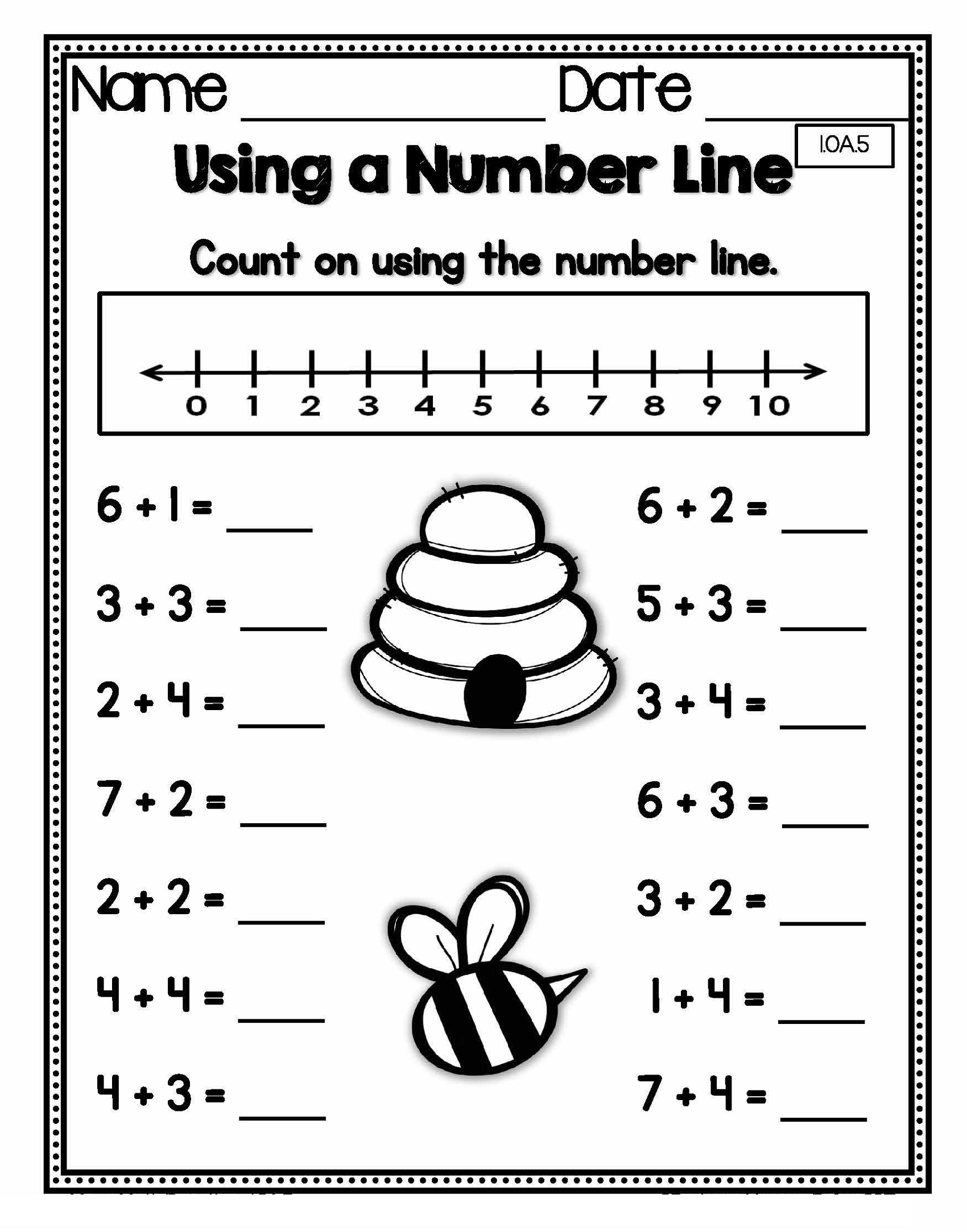 Printable Math For Grade 1