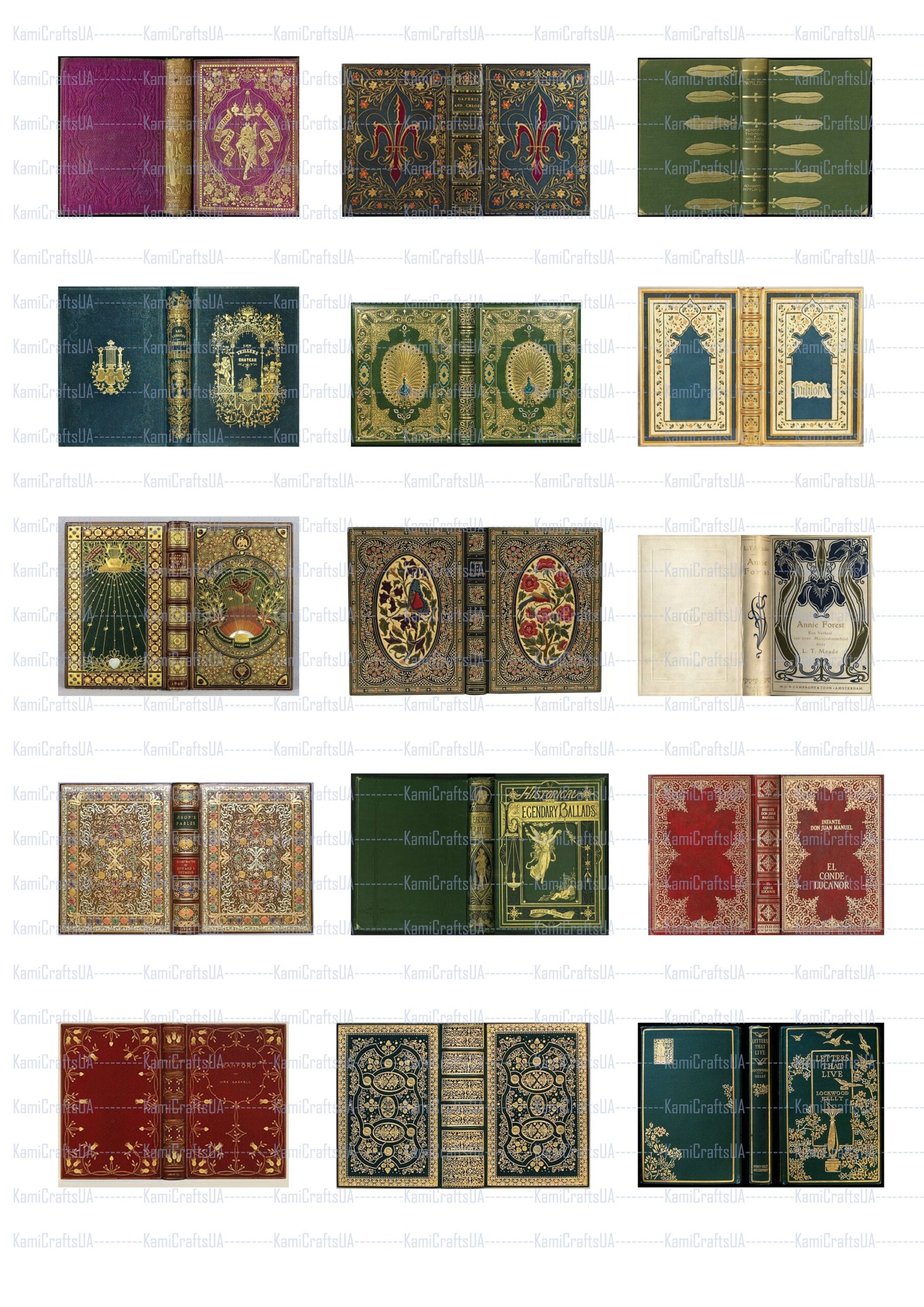 Printable Miniature Books For Miniature Dollhouse 1 6 Scale DIY 