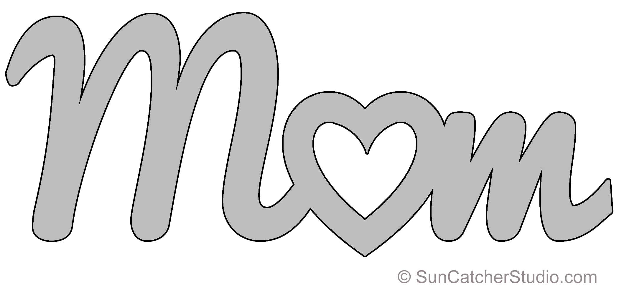 Printable Mom Stencil Printable Word Searches Printable Mom Stencil Printable Word Searches