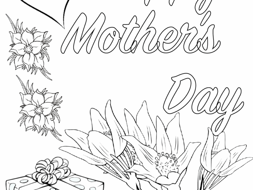 Printable Mothers Day Cards To Color
