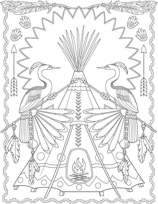 Printable Native American Coloring Pages Printable Word Searches
