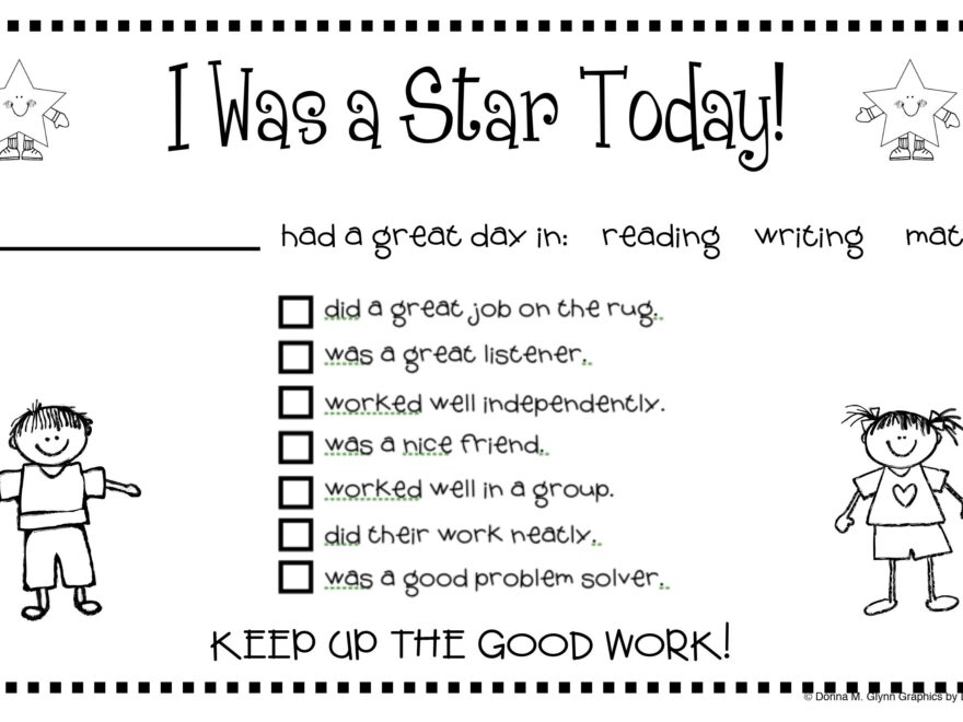 Printable Positive Notes Home For Parents FREE Printable Online