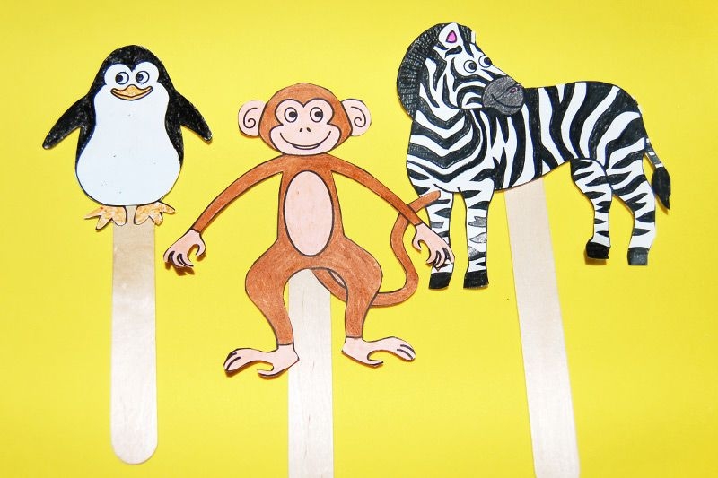 Printable Puppets On A Stick