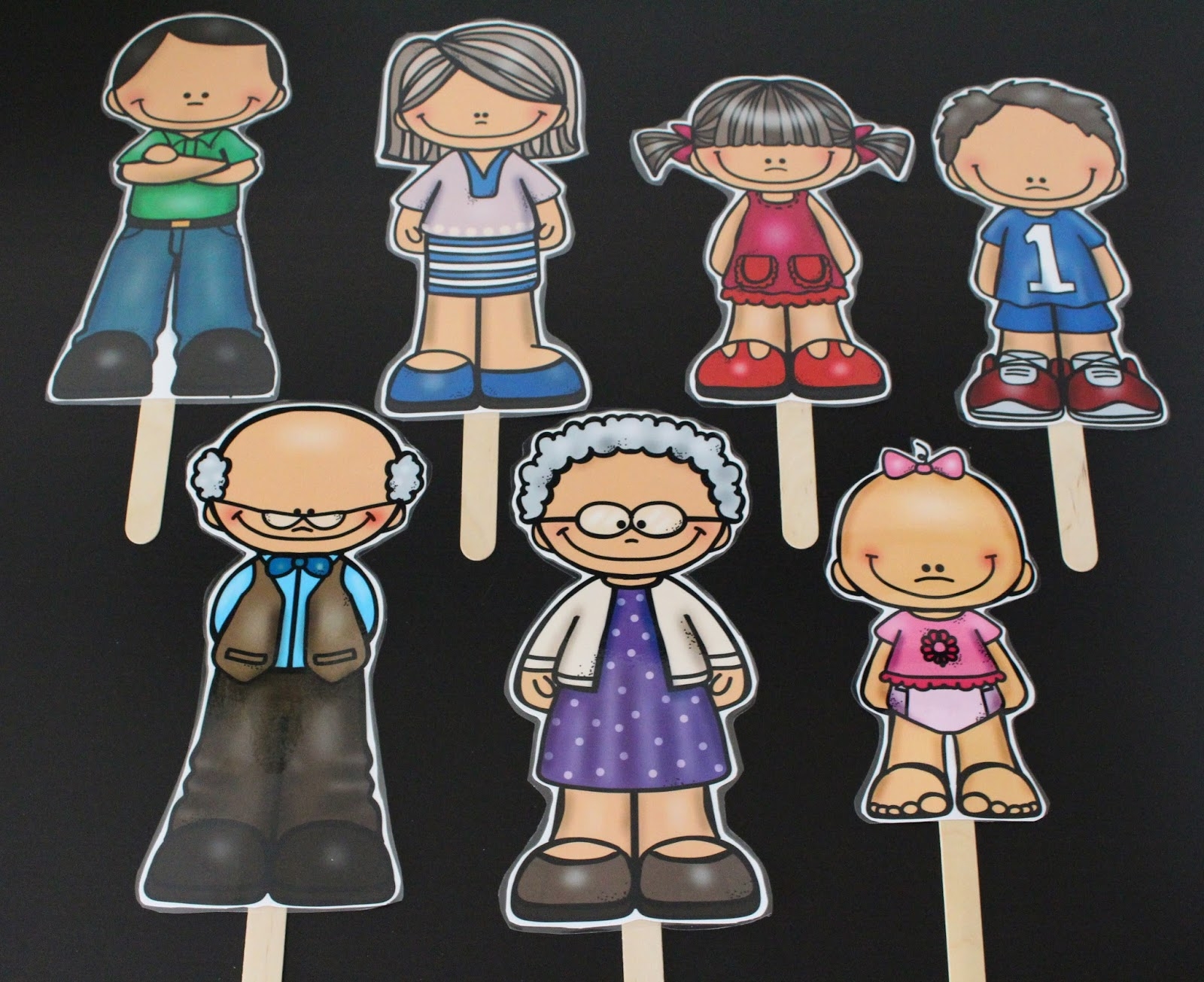 Printable Puppets On A Stick