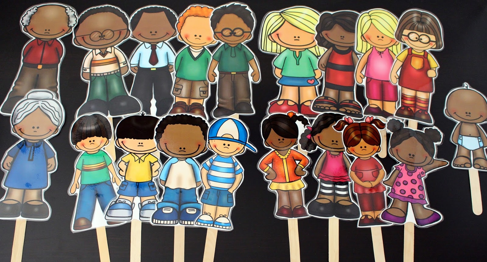 Printable Puppets On A Stick