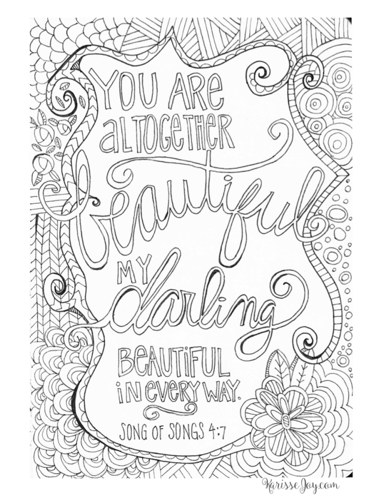 Printable Religious Coloring Pages For Adults