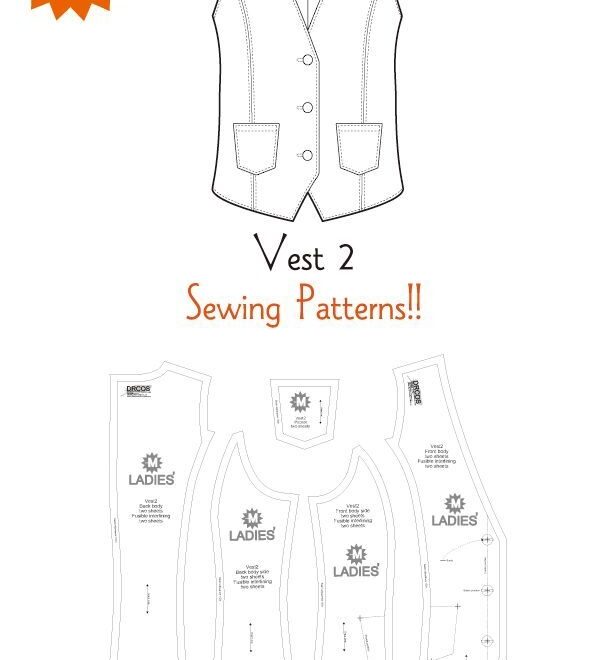 Printable Simple Vest Sewing Pattern Free