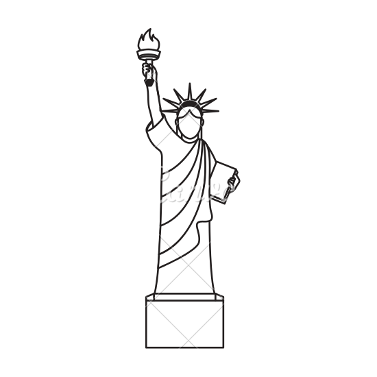 Printable Statue Of Liberty Template