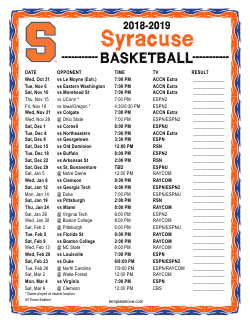 Printable Syracuse Basketball Schedule 2024 2025 Wvu Football 