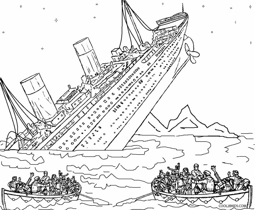 Printable Titanic Coloring Pages For Kids Cool2bKids