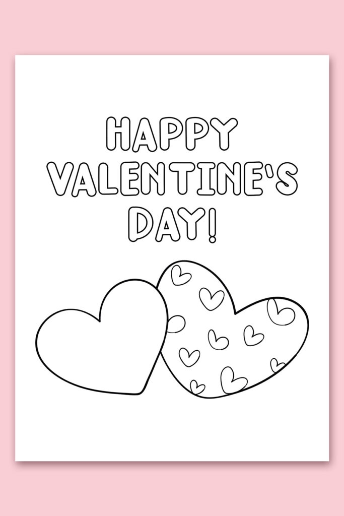 Printable Valentine 39 s Day Cards To Color