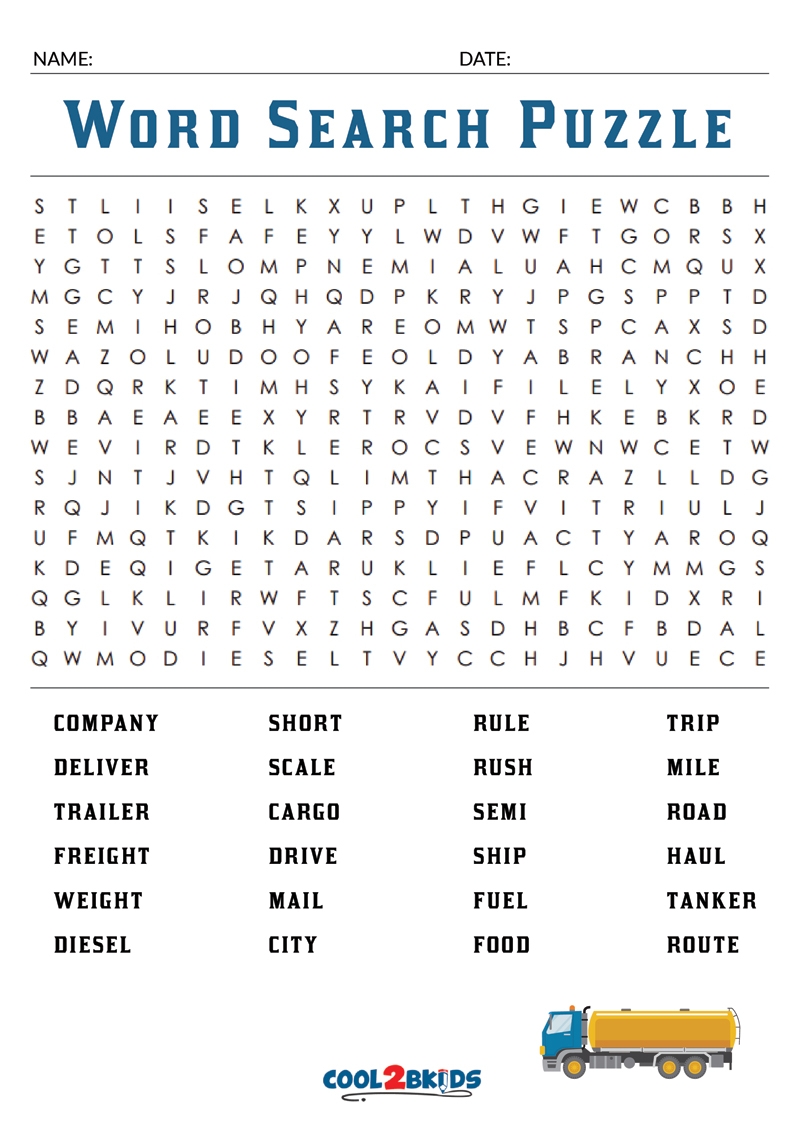 Printable Word Search Large Print Word Search Maker