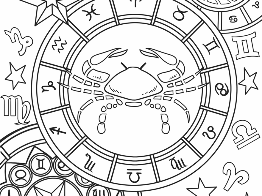 Printable Zodiac Coloring Pages