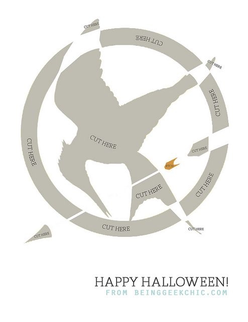 Pumpkin Carving Templates Free Mockingjay Pumpkin Carving Template