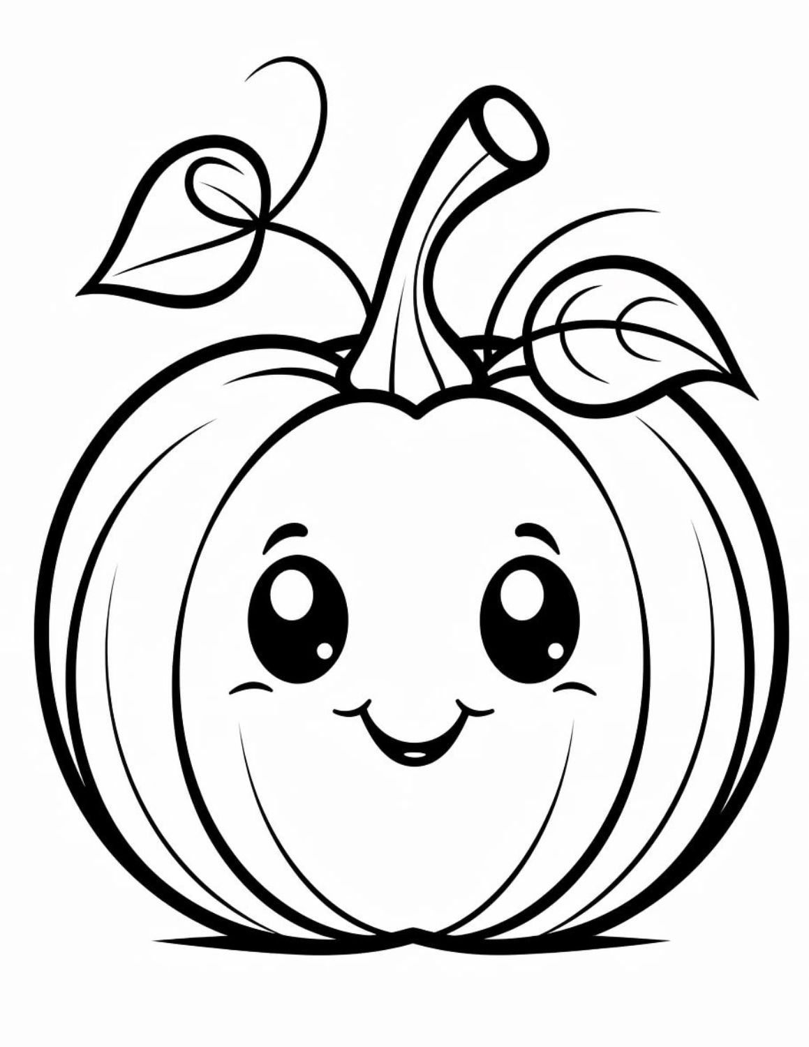 Pumpkin Coloring Pages To Download And Print For Free