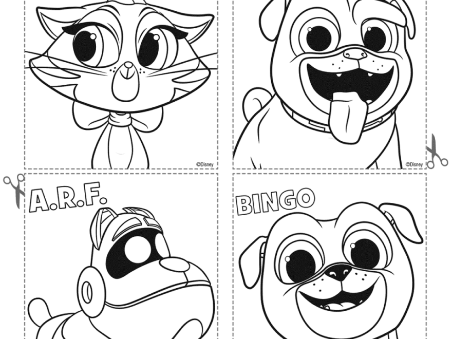 Puppy Dog Pals Coloring Pages To Print