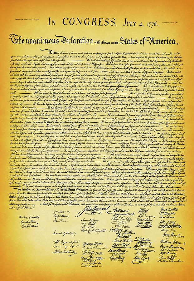 Readable Printable Declaration Of Independence
