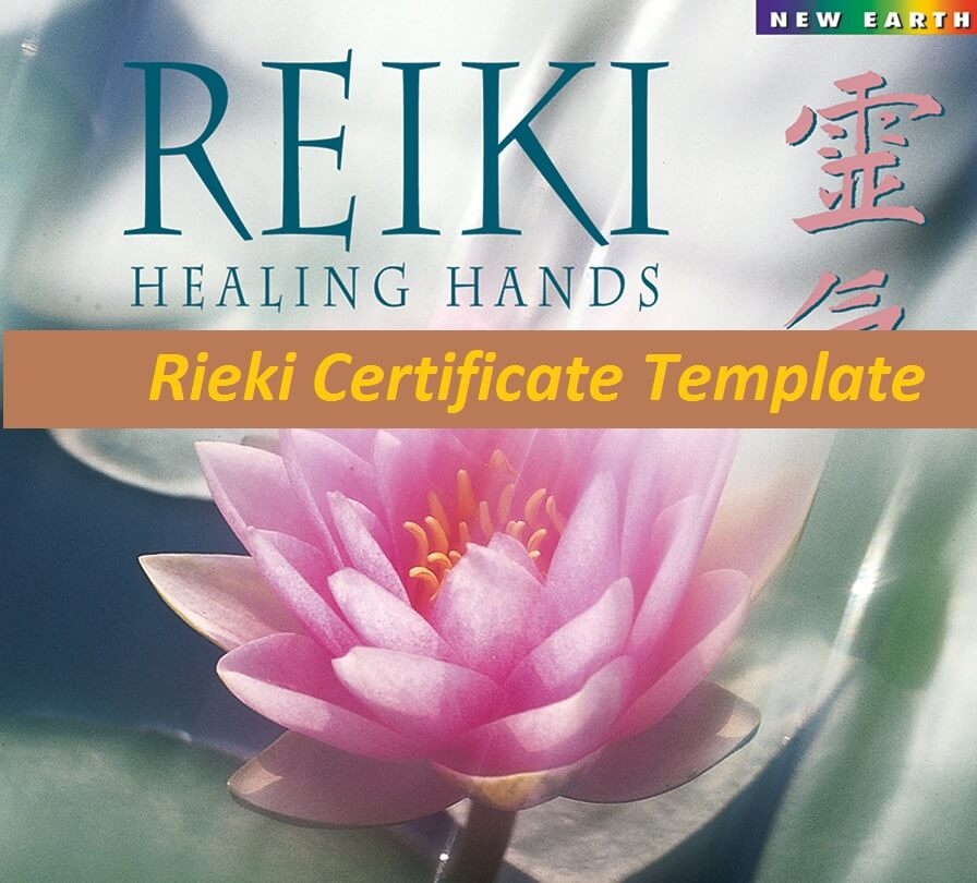 Reiki Certificate Template Free Word PDF Templates
