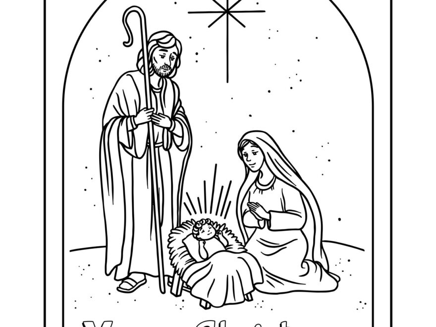 Religious Christmas Cards 10 Free PDF Printables Printablee