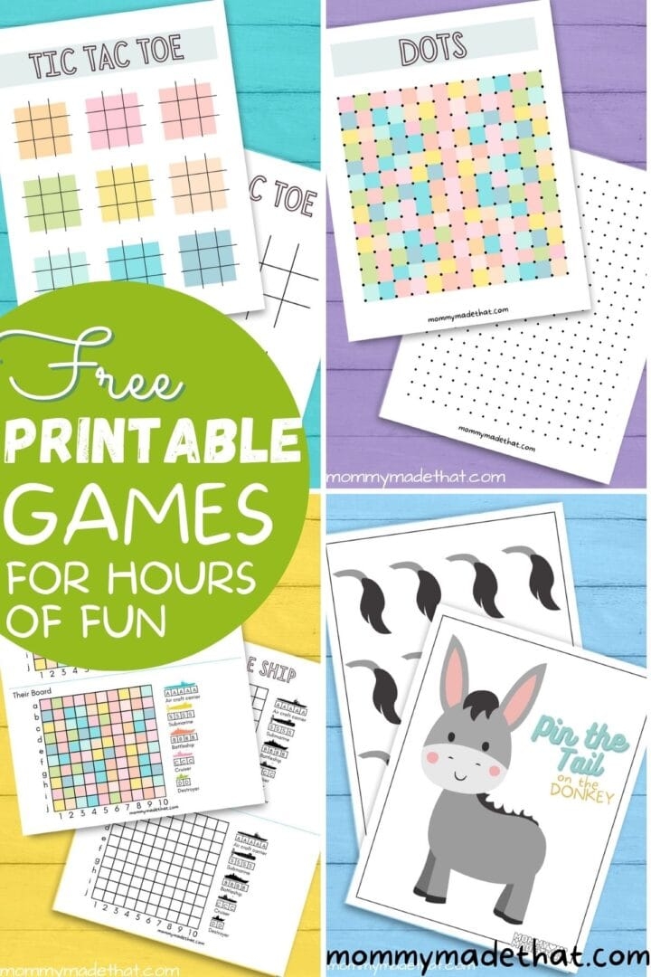 Roll Draw A Monster Game Free Printable 