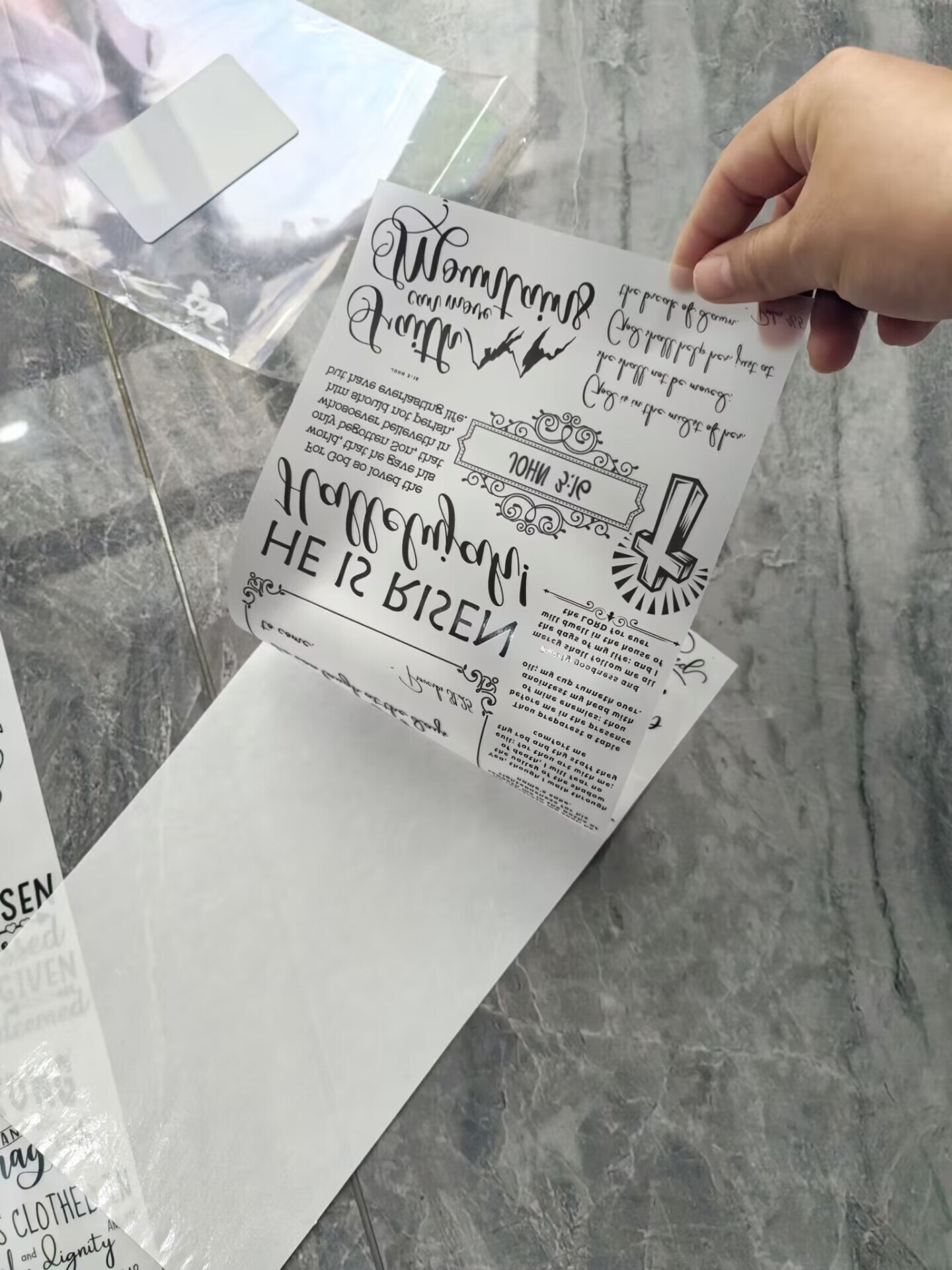 Printable Rub On Transfer Paper