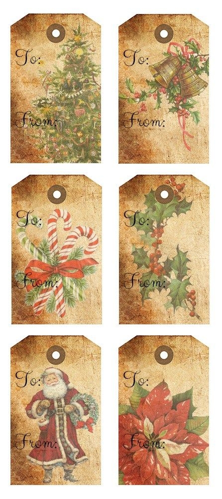 Rustic Christmas Gift Tags Free Printables Rustic Christmas Gift Tags Free Printables