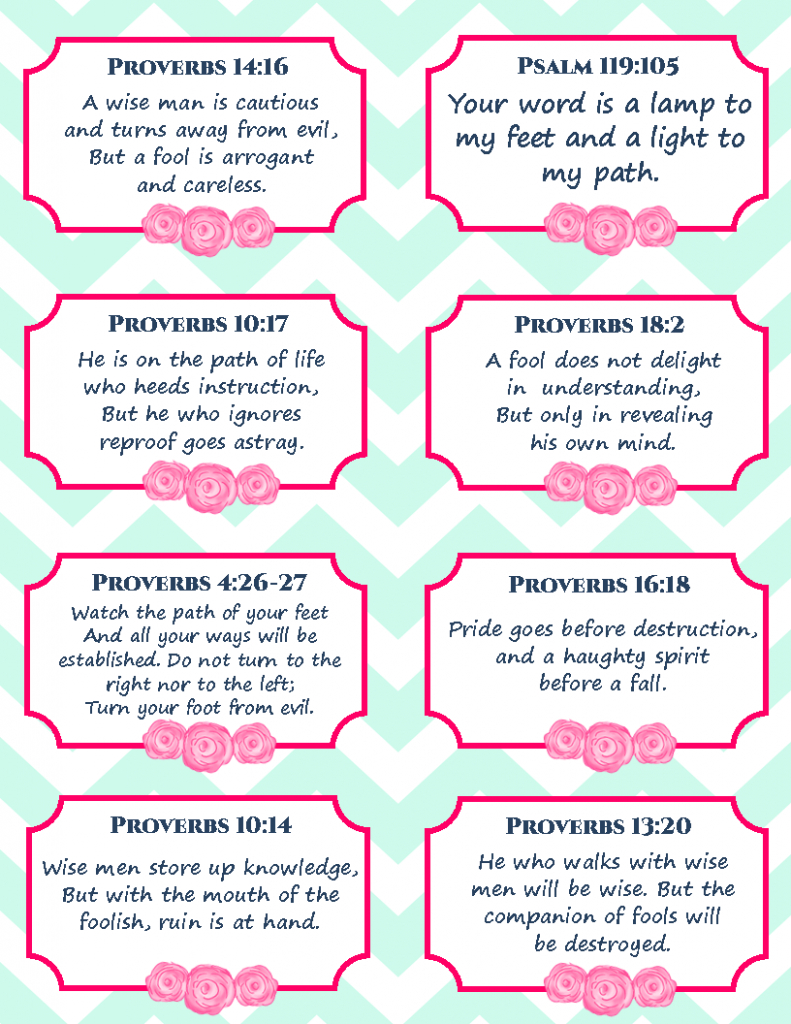 Scripture Memory Cards Printable Printable Card Free