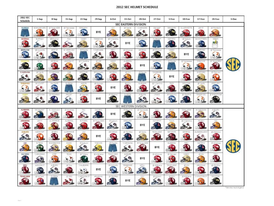 Sec Teams 2025 Schedule Lola L Landale
