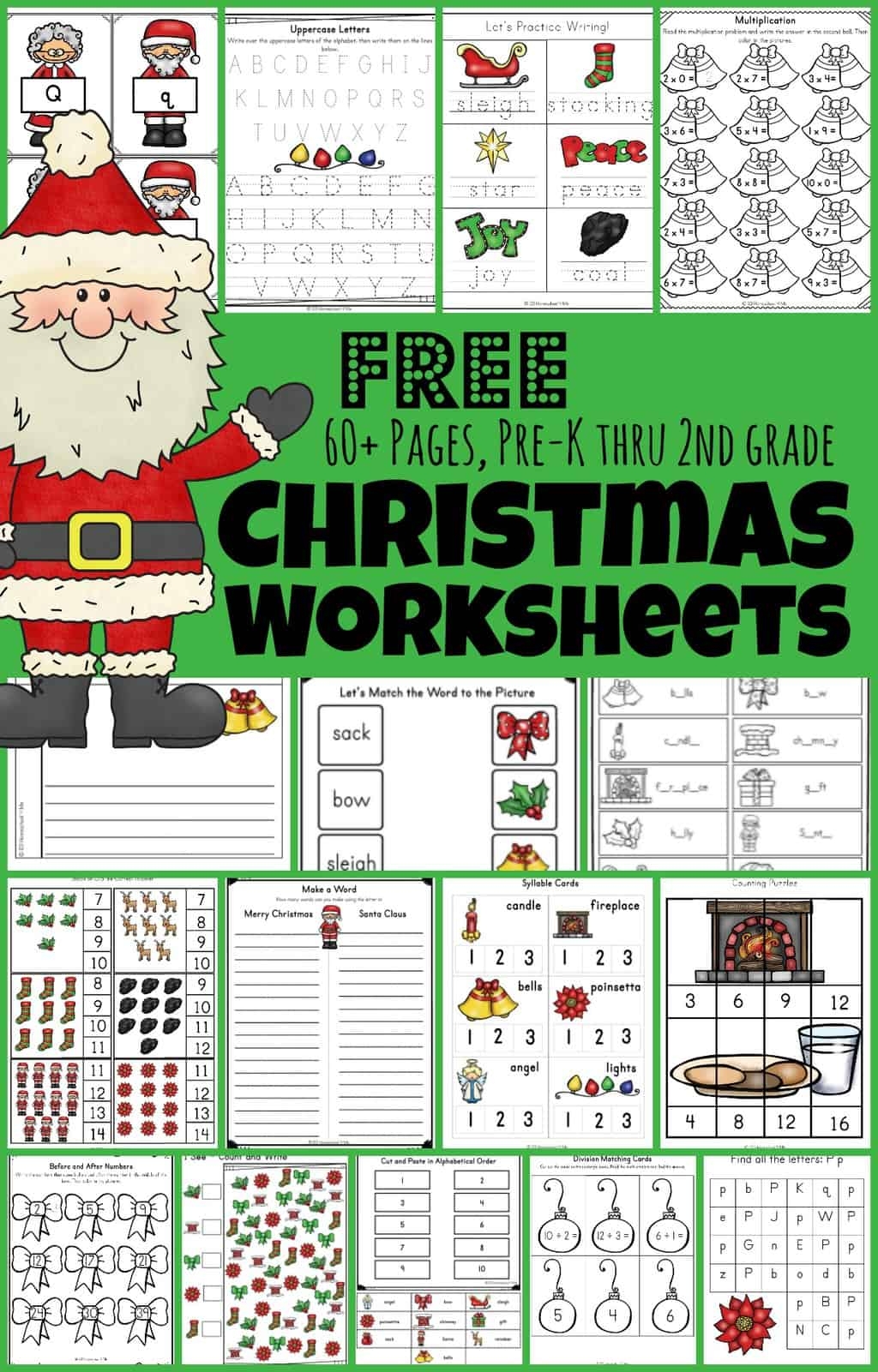 Free Printable Christmas Worksheets For 2Nd Grade Free Printable Christmas Worksheets For 2Nd Grade
