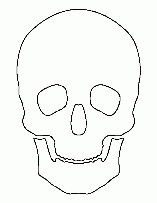 Skeleton Face Paint Stencil Laurette Sheffield