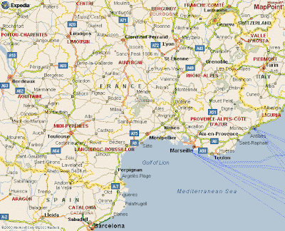 South Of France Map Free Printable Maps