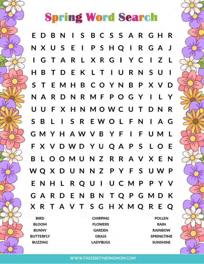 Word Search Word Search Printable