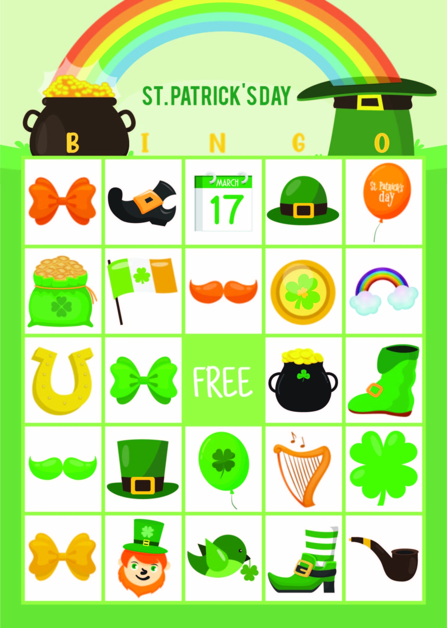 St Patrick 39 s Day Bingo Free Printable Mom Does Reviews