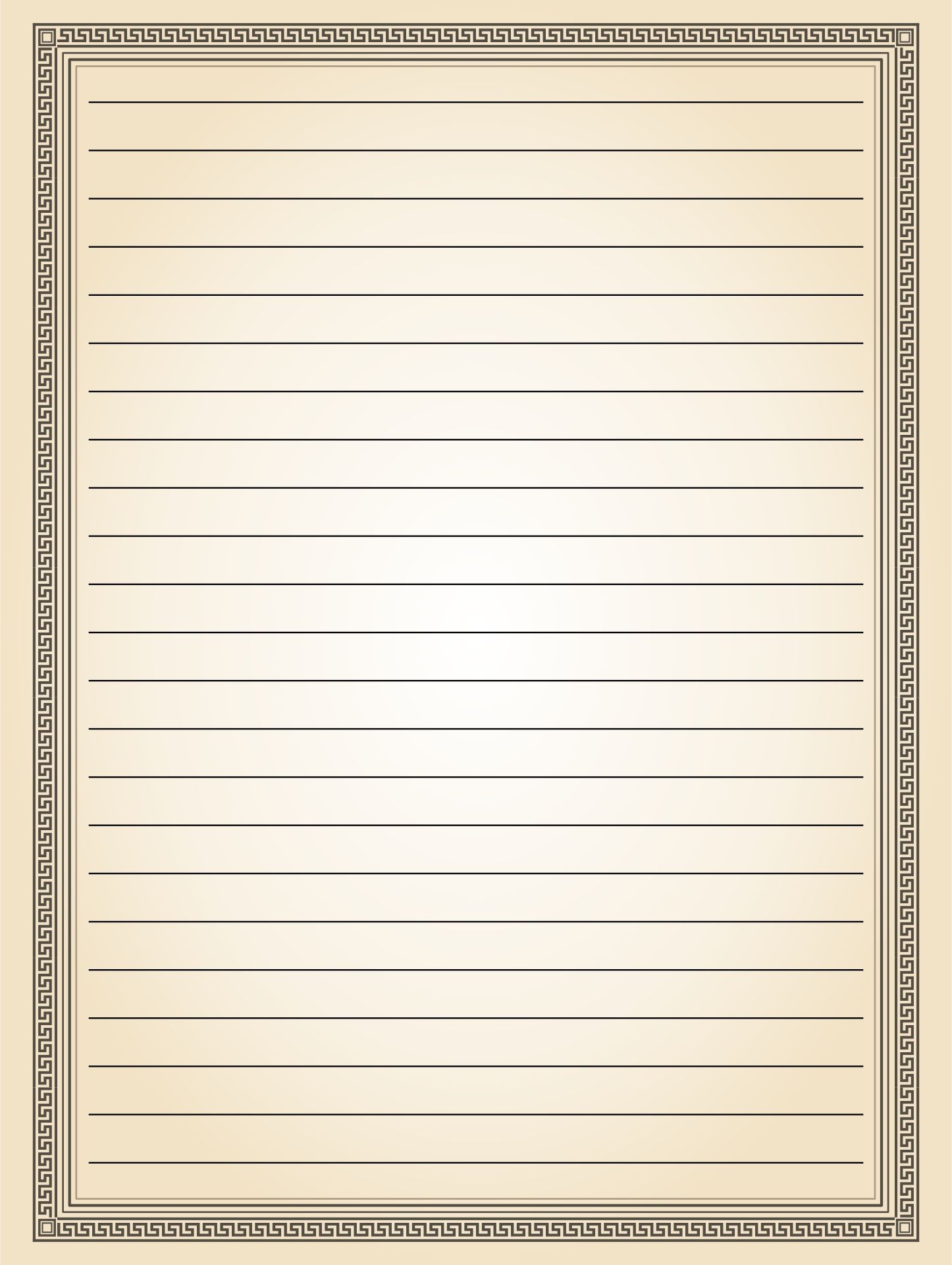 Standard Lined Writing Paper 10 Free PDF Printables Printablee