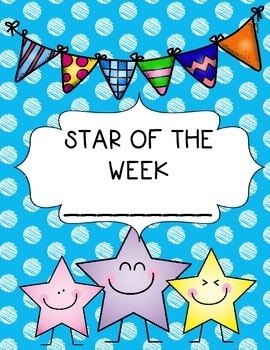 Star Of The Week Poster Printable Star Of The Week Poster Printable