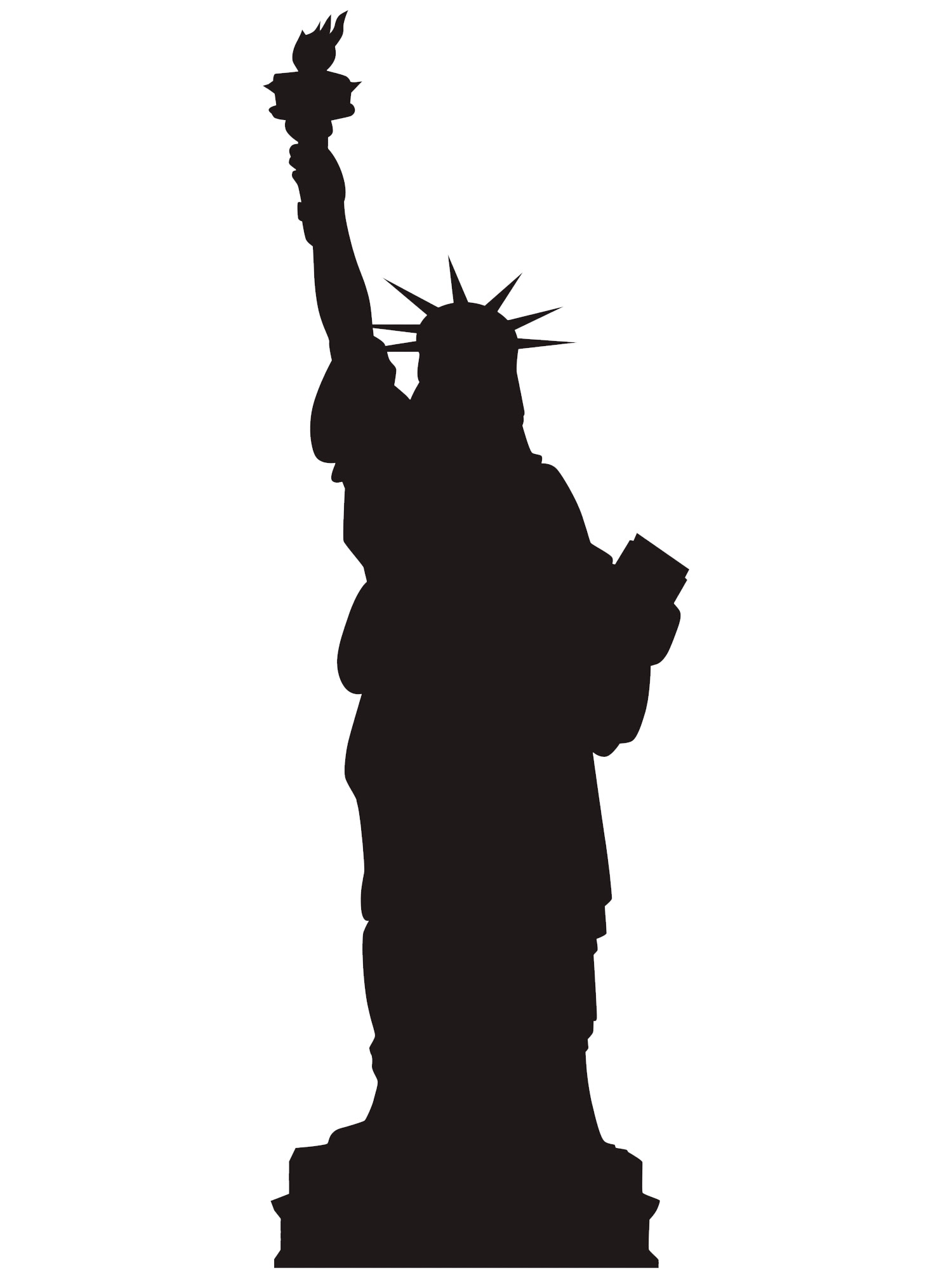 Statue Of Liberty Stencil