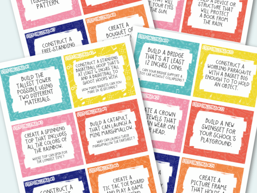 Stem Challenge Cards Free Printable Artofit