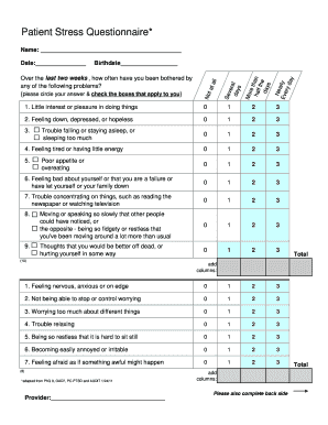 Stress Questionnaire For College Students Pdf Fill Online Printable Stress Questionnaire For College Students Pdf Fill Online Printable