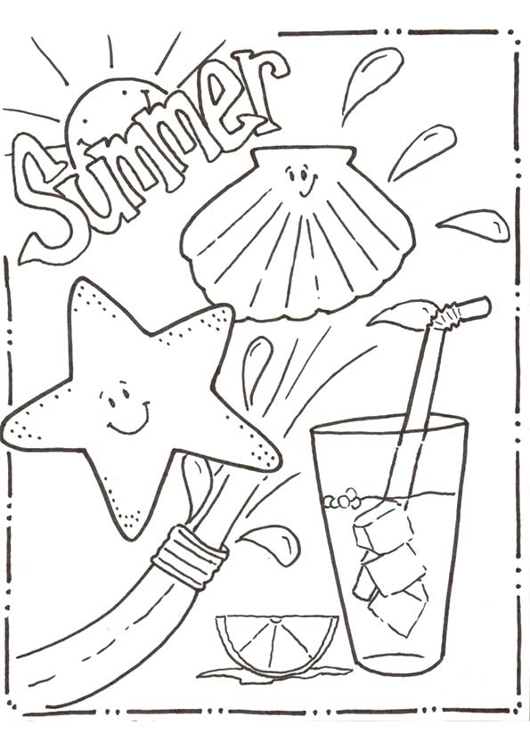 Summer Coloring Pages For Kids Print Them All For Free 