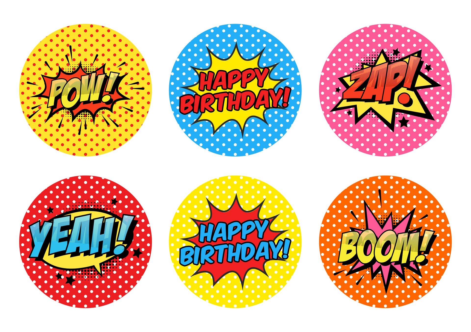 Superhero Party Decor 10 Free PDF Printables Printablee
