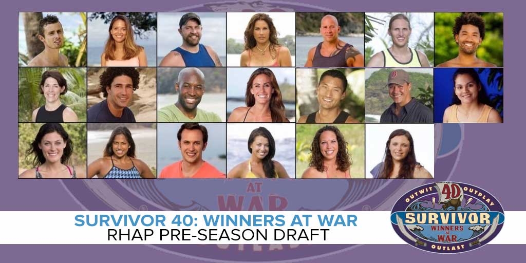 Survivor 40 Preseason Draft RobHasAwebsite Survivor 40 Preseason Draft RobHasAwebsite