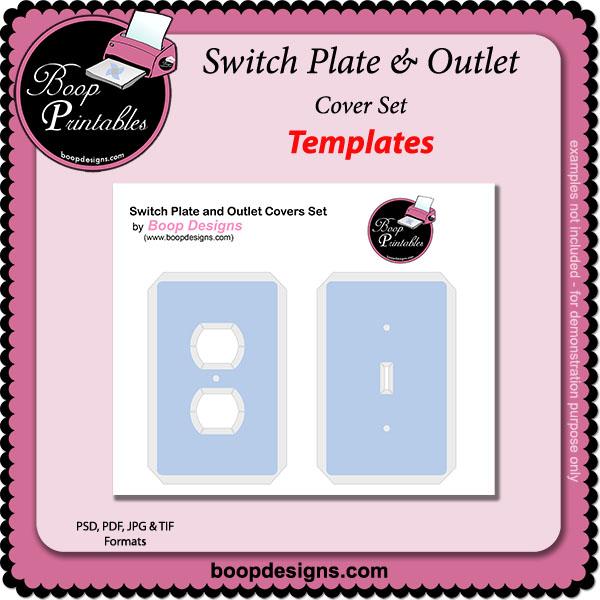 Printable Light Switch Cover Template