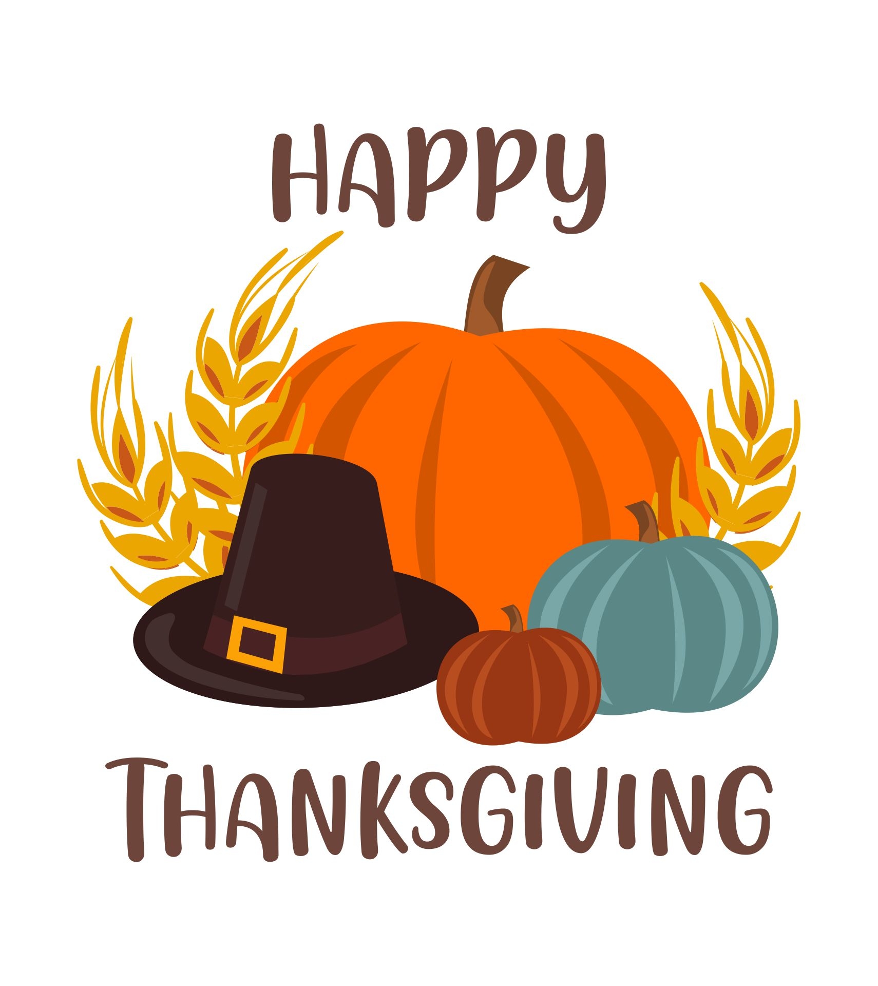 Thanksgiving Clip Art 13 Free PDF Printables Printablee