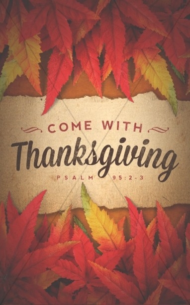 Thanksgiving Day Bulletin Covers Thanksgiving Program Covers Church 
