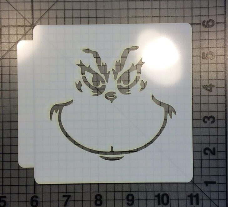 The Grinch 101 Stencil Stencils Cookie Stencils Stencils Online Fanny