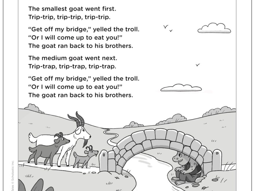 The Three Billy Goats Gruff Printable Story