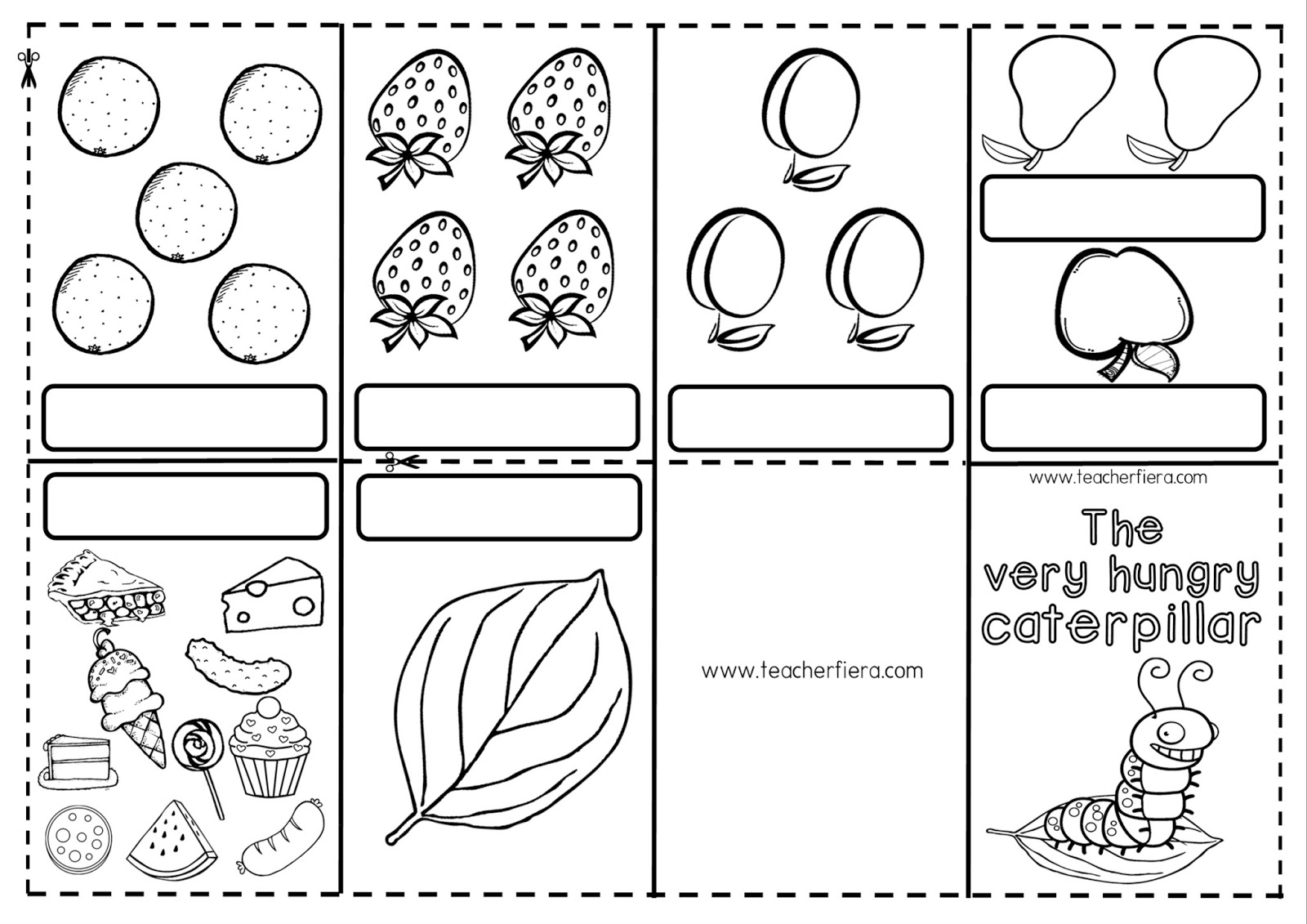 The Very Hungry Caterpillar Book Printable