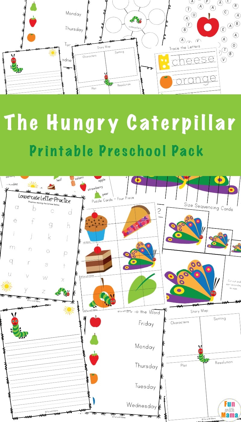 The Very Hungry Caterpillar Printable Book