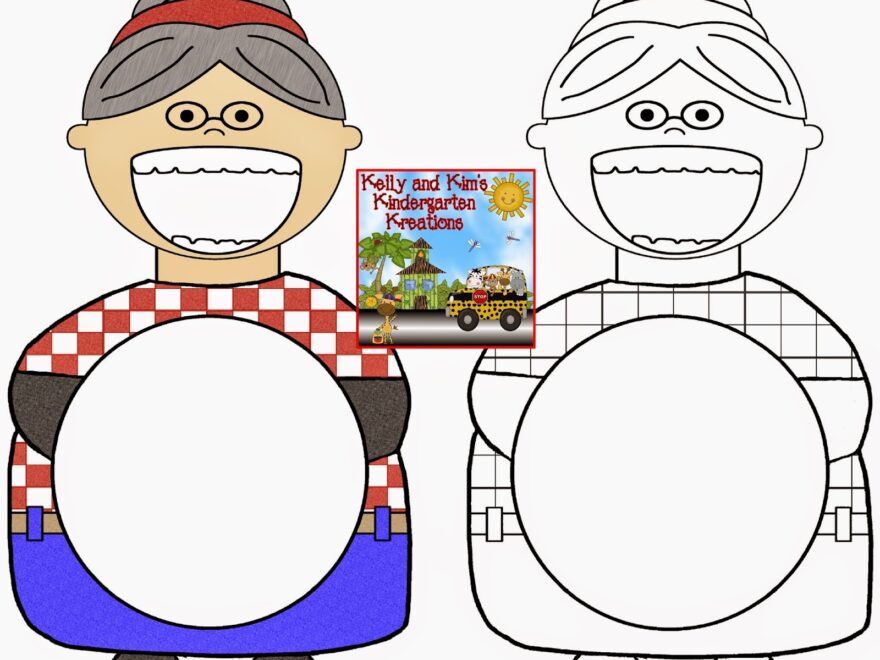 There Was An Old Lady Printable Template