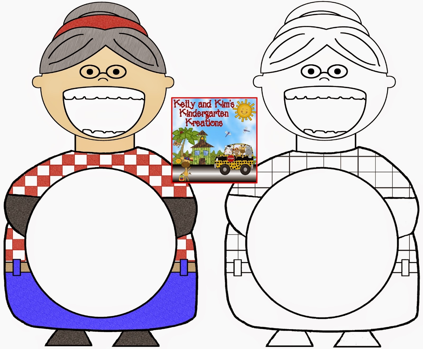 There Was An Old Lady Printable Template